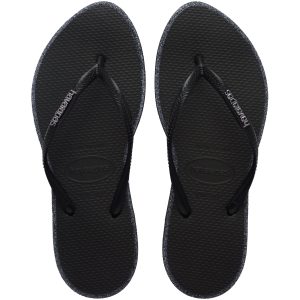 Women's Slim Point Glitter Flip Flops